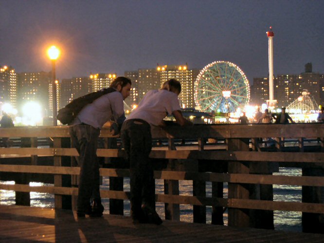 Kevin & Buttcrack in Coney Island