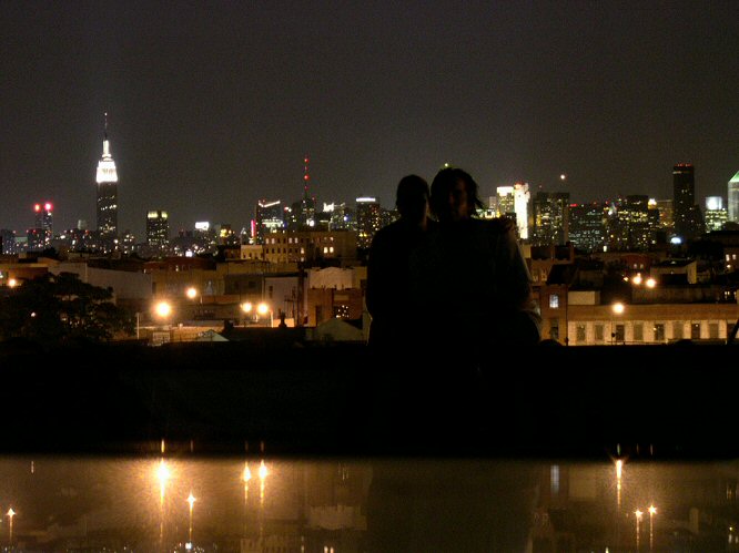 John & Rayna on my roof